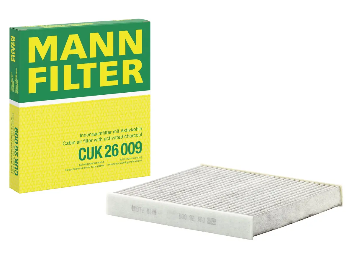 Filtro de ar de cabine MANN-FILTER CUK 26 009 com carvão ativado