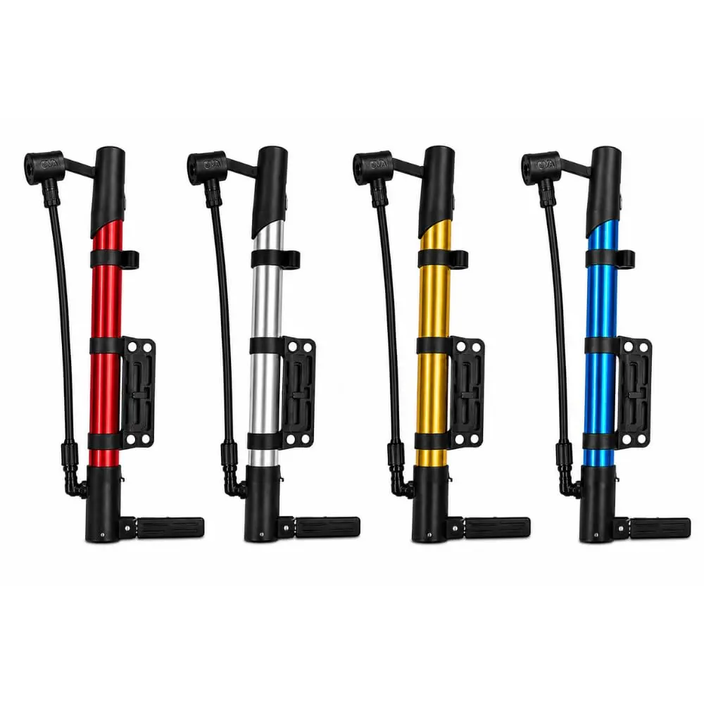 Bomba de Ar Portátil para Bicicleta Multifuncional Mini Inflador Manual de Alta Pressão para Pneu de Bike, Bola, Colchão Inflável e Boias. Leve, Compacta e Fácil de Transportar