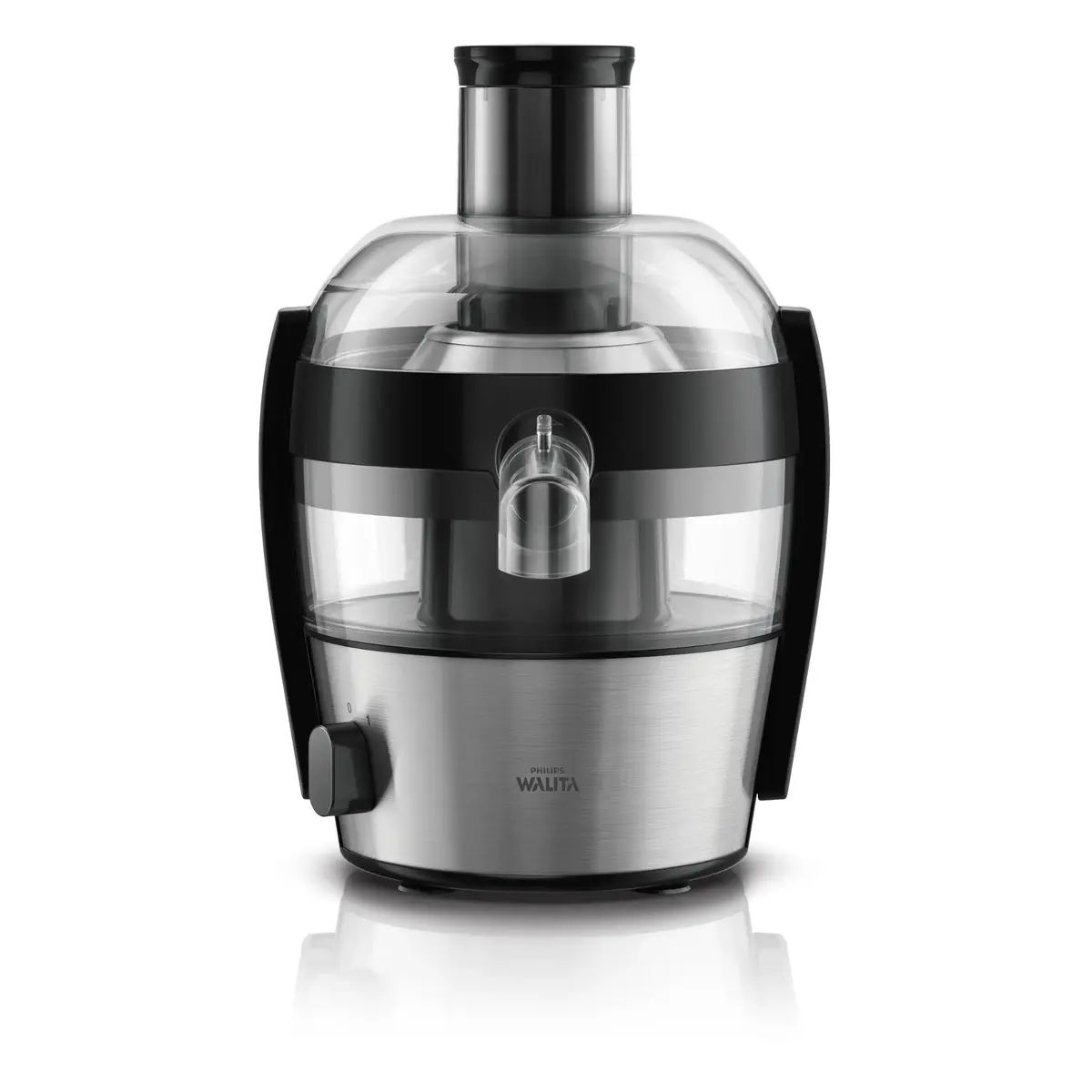Philips Walita Centrífuga Viva 500W, Preta, 110V | Garantia de 2 Anos – extrai sucos naturais de frutas e legumes com praticidade (RI1836/01) - 1