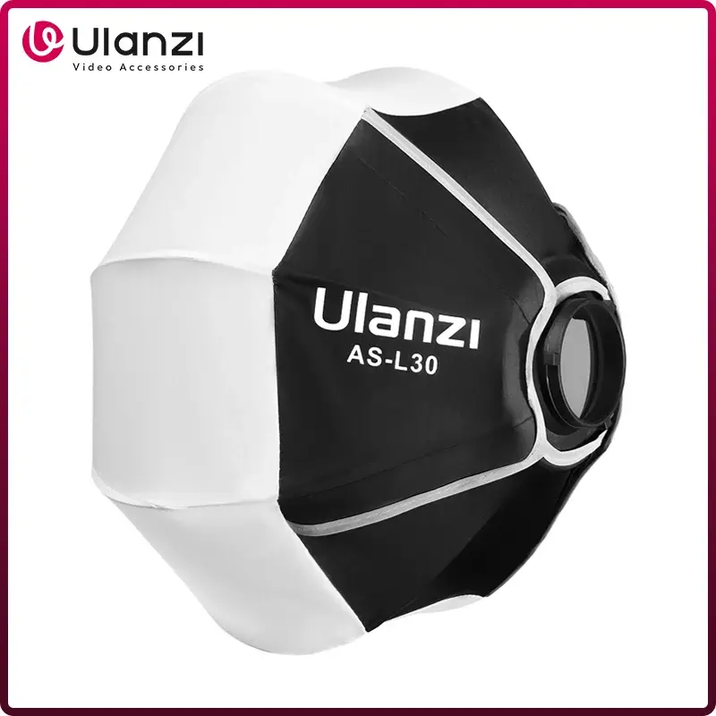 Ulanzi AS-L30 30cm Lanterna Softbox Mini Bowens Mount Liberação Rápida Bola Difusor Modificador de Luz para Ulanzi LT028 LT005 COB Light