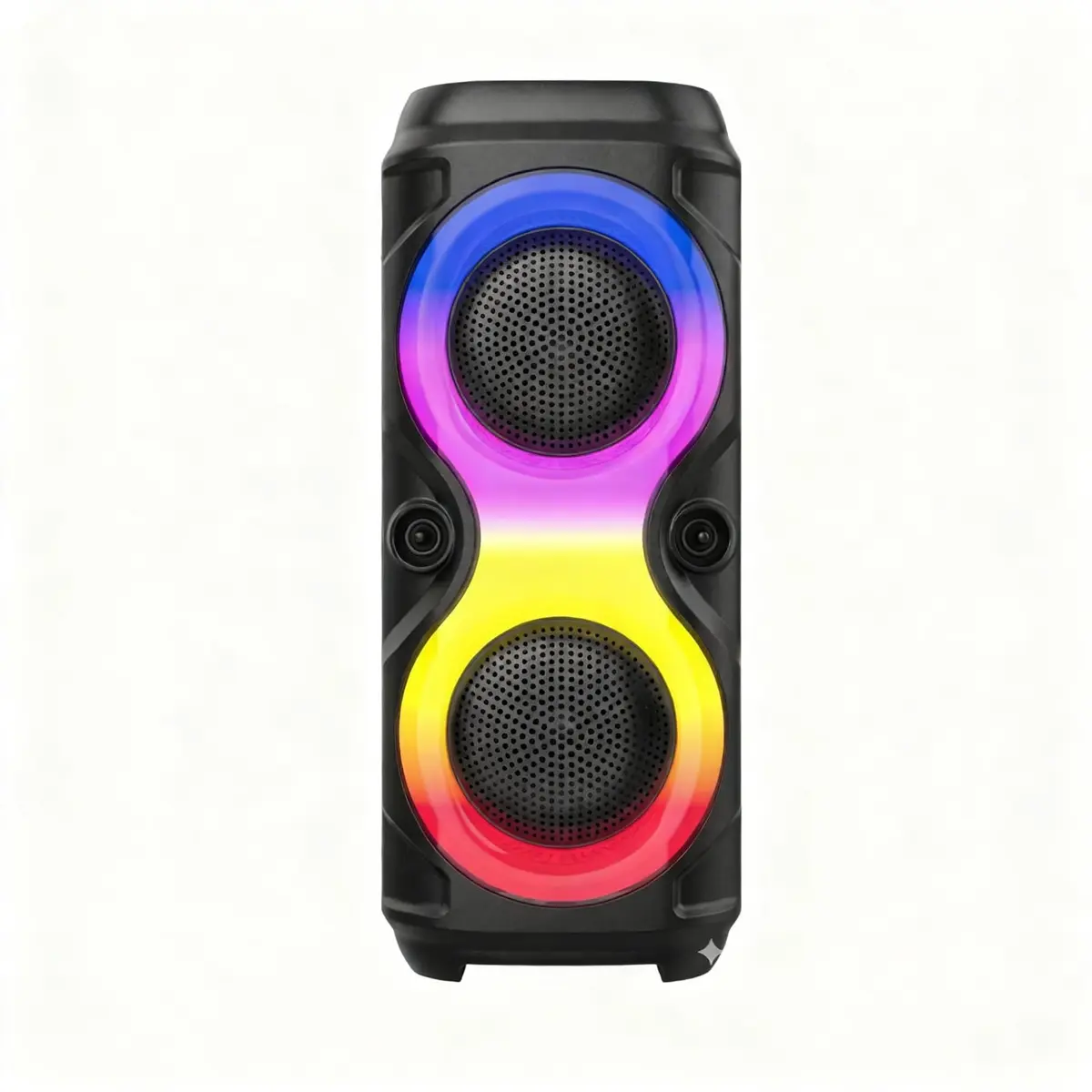 Sing-e Caixa de Som Bluetooth com Grave Forte, Som Estéreo TWS, RGB Luz, Bateria de Longa Duração e Entradas USB/TF/AUX - Impermeável para Festa, Praia e Churrasco (42103)