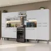 Armário De Cozinha Completa 325cm Branco Emilly Madesa 02 - 1