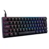 Teclado Mecânico Husky Blizzard 60% RGB Gateron Red ABNT2 Preto - 1