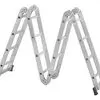 Escada Articulada 16 Degraus 4x4 Aluminio Reisam - 1