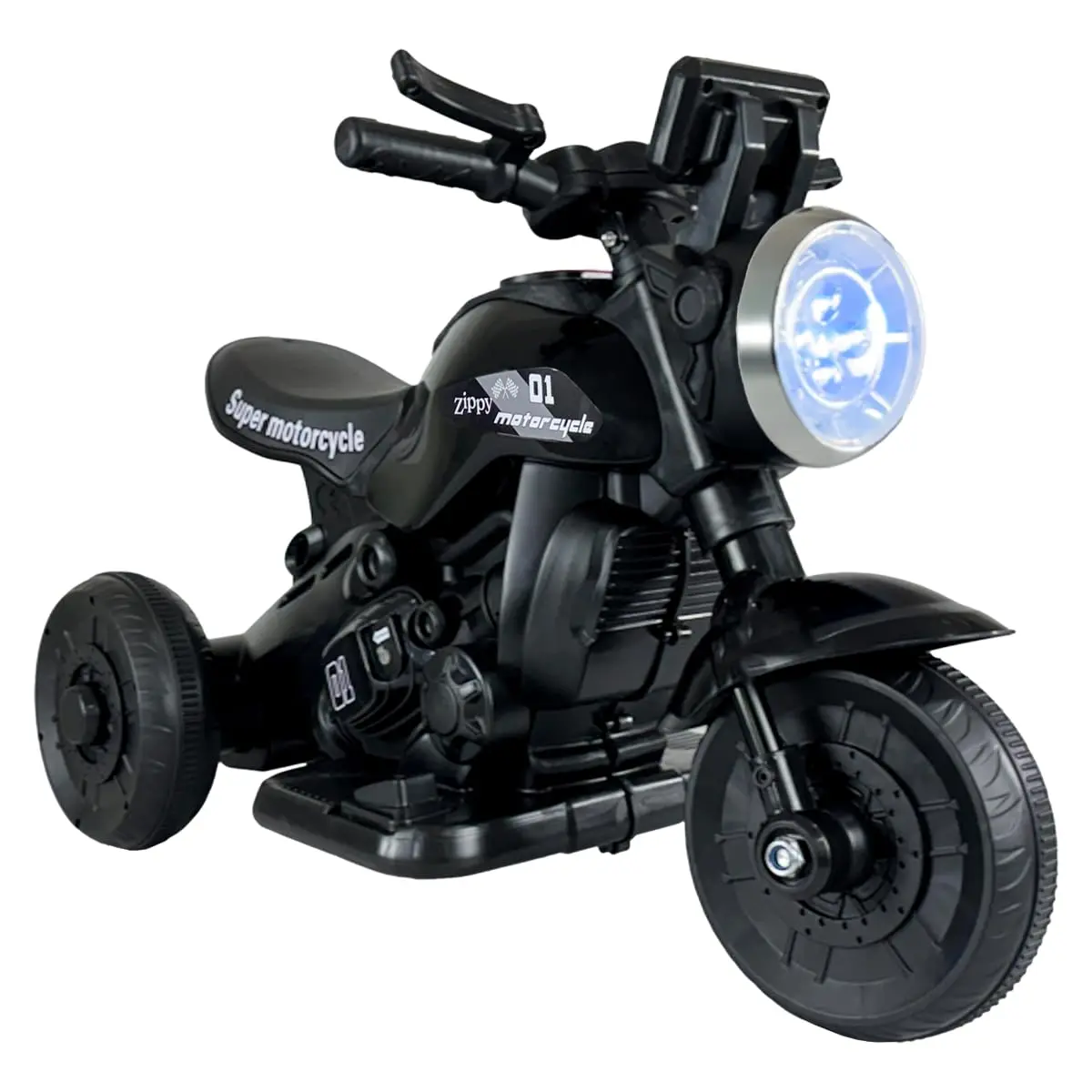 Moto Elétrica Infantil Mini First Custom 6V Zippy Toys (Preto) - 1
