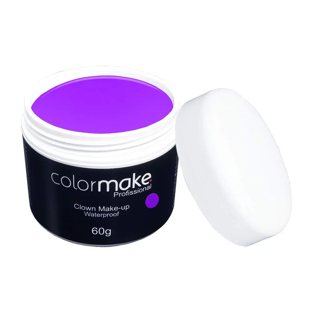 Colormake Clown Makeup Profissional 60G Roxo