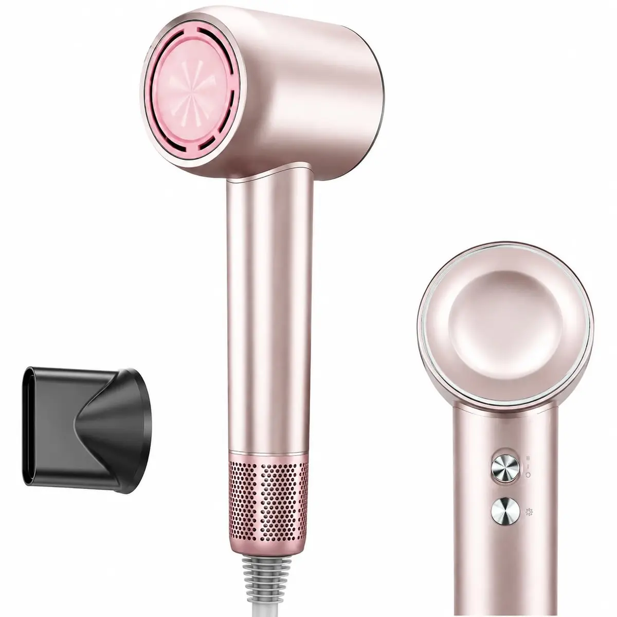 Secador de Cabelo Profissional 127V com Íons Negativos Antifrizz | Silencioso e de Alta Velocidade para Salão e Uso Doméstico