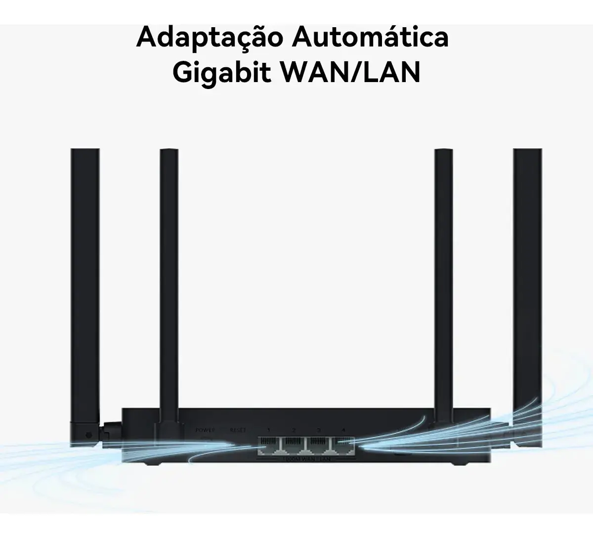 Easymesh | AX3000 Wi-Fi 6¹ | HiConfig Preset |Banda larga maior com 160 MHZ|Alta Velocidade|Conexão mais estável, turbinando sua internet| Preto thumbnail 4