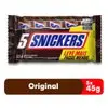 [R$2 CADA] Chocolate Snickers Original 5 Unidades De 45g - 1