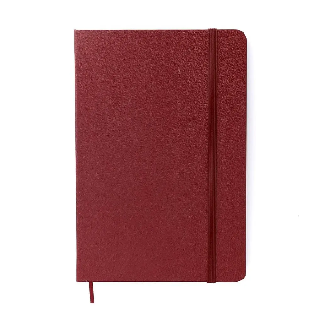 Caderneta Clássica Sem Pauta - 14x21cm | Cor Vermelho Quente | 160 páginas - 80 folhas, Capa Dura | Papel Pólen 80g | Cicero