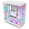 Gabinete Gamer H9 Flow Branco com 7 Coolers RGB - 1