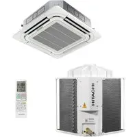 Ar-Condicionado Split Cassete 4 Vias Hitachi Air Core 48.000 BTUs Só Frio 220V Trifásico