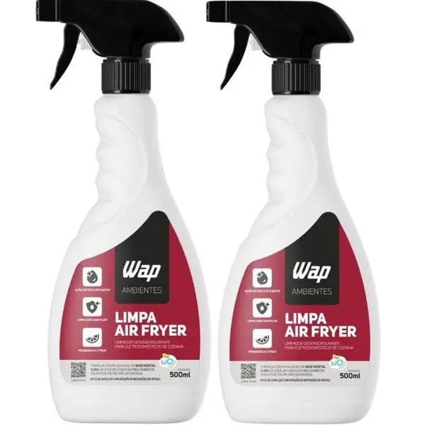 Kit 2 Limpa Air Fryer Limpeza Pesada Fogão Coifa Eletrodomést - 1