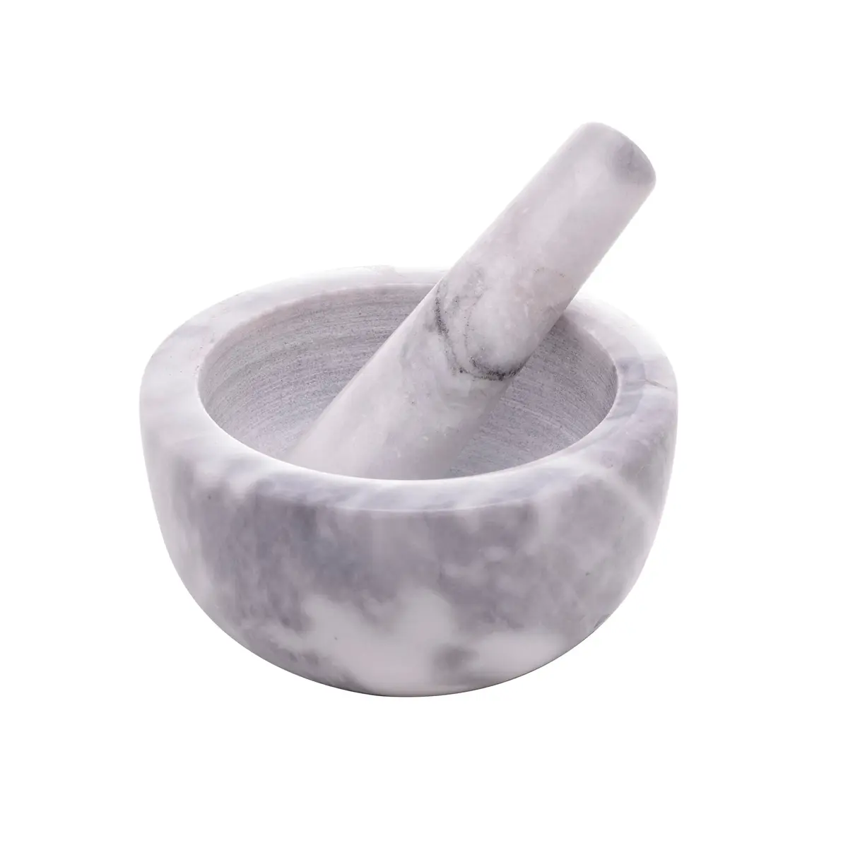 LYOR - Conjunto Pilão e Socador de Mármore Marin 12cm x 6cm