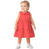 Infantil - Vestido e Calcinha Menina Love Dino Mangaba Alphabeto