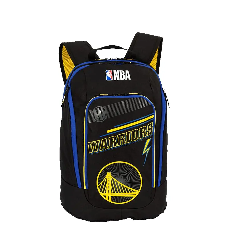 Mochila Grande Sestini NBA Legend Golden State, Preto e Azul