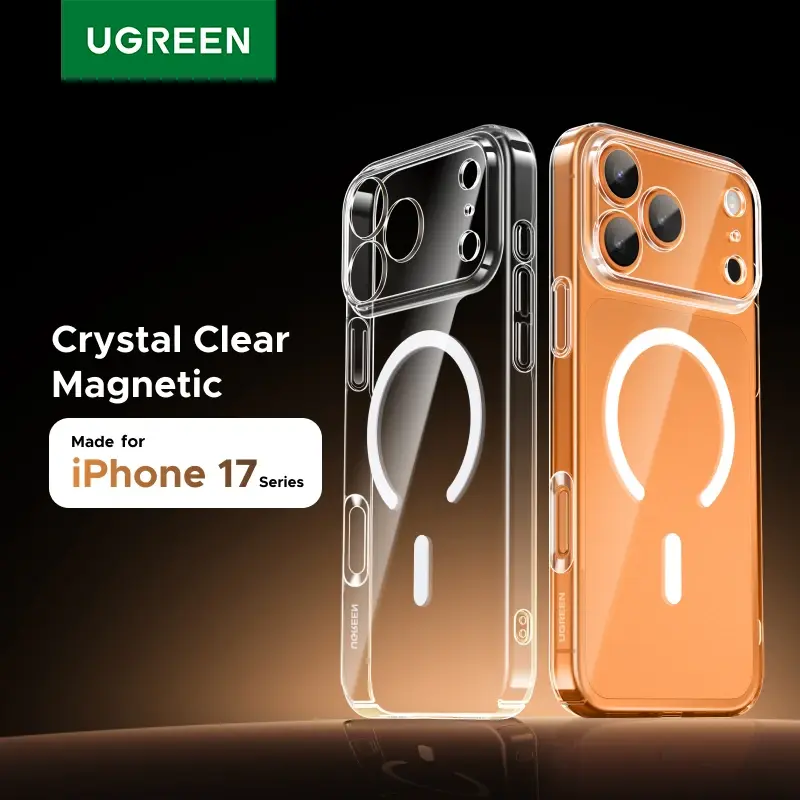 Capa Magnética UGREEN para iPhone 18 17 Pro, Capa à Prova de Choque para iPhone 17 16 15 14 Pro 17 Pro Max, Compatível com Magsafe