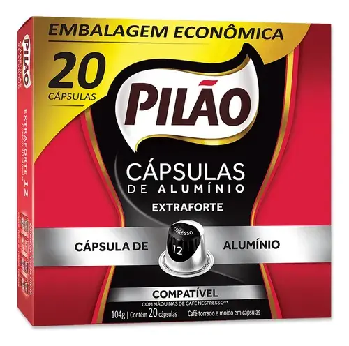 Cápsula De Café Espresso 12 20x5,2g Pilão Espresso 12