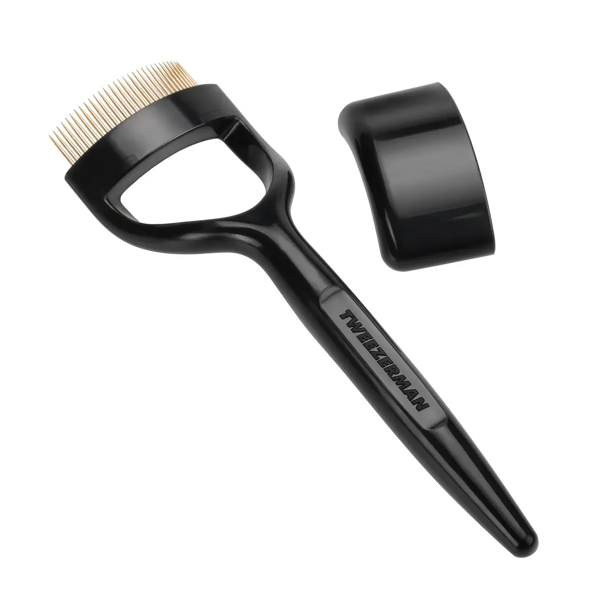 Pente para Cílios Tweezerman Premium Lashcombo 60 | Preto, Para Olhos Redondos