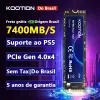 [DoBrasil] SSD M.2 NVMe 2TB 7000MB/s Para PS5 e PC KOOTION X16Plus - 1