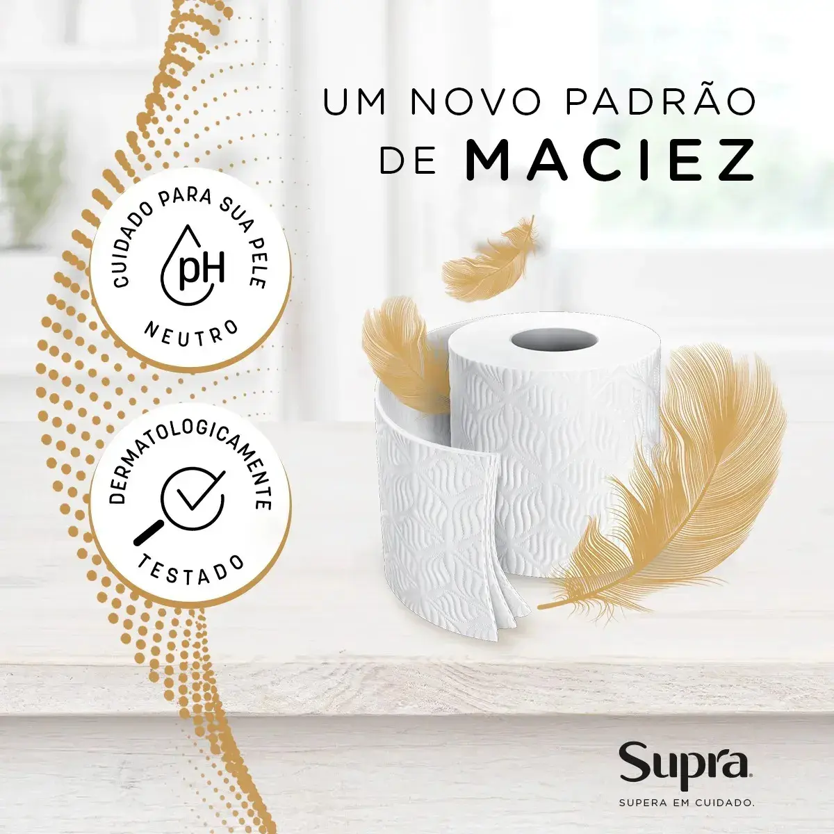 Papel Higiênico Supra Folha Tripla 24 Rolos thumbnail 5