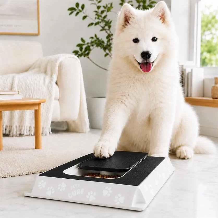 Lixador de Unha Divertido PetyCure: Lixa as Unhas Enquanto o Cão Brinca – Manicure Pet Sem Estresse, Sem Dor e Sem Alicate – Caixa Interativa