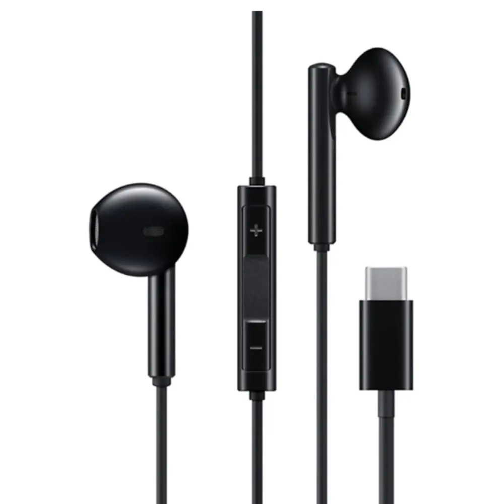 Fone de Ouvido com Fio Premium com Microfone e Controle de Volume, Anti-Ruído (99,15%), Cabo Antitramado, Compatível com Samsung, Motorola, LG e Smartphones USB-C - Preto – 4G