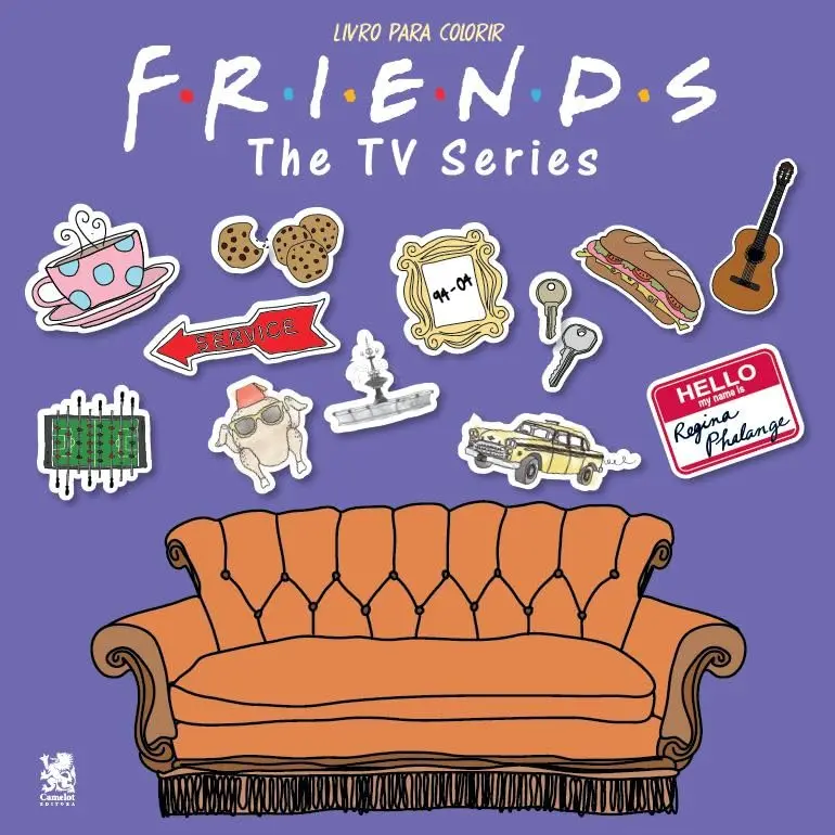Friends - Livro para Colorir Antiestresse - 1