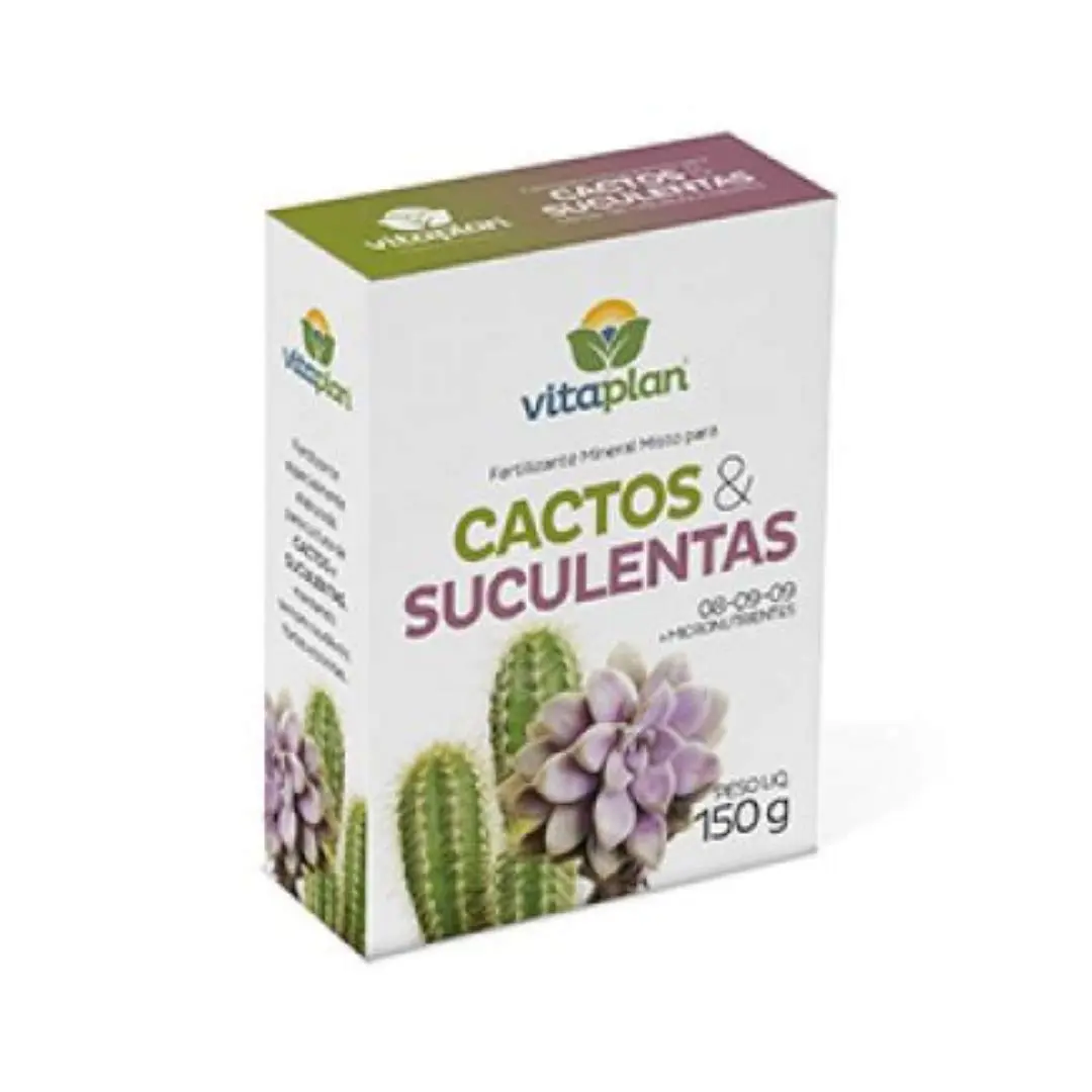 Fertilizante Cactos e Suculentas Vitaplan 150 gramas - 1
