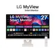 Monitor LG MyView Smart 27SR73U-W Tela IPS 4K 27", WebOS, ThinQ Home, Air Play, Screen Share, Bluetooth - 1