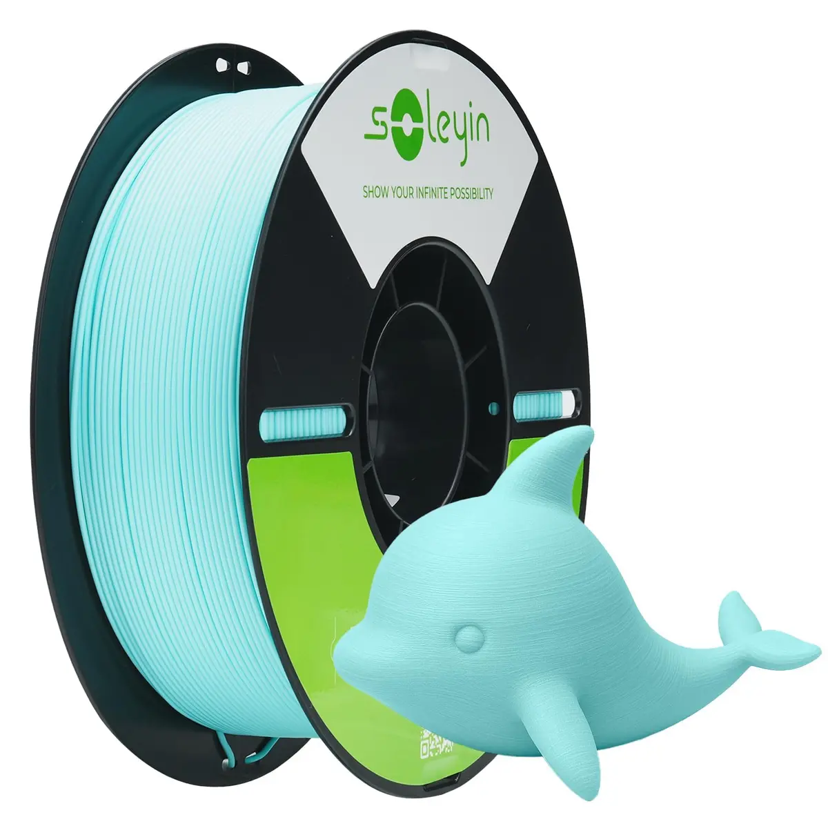 Creality Filamento Soleyin Ultra PLA 1,75 mm para Impressora 3D, Velocidade de 300 mm/s, Resfriamento e Modelagem Rápidos, Bobina de 1kg (2,2lb), para Creality Ender K1, K1C Series (Azul Oceano)