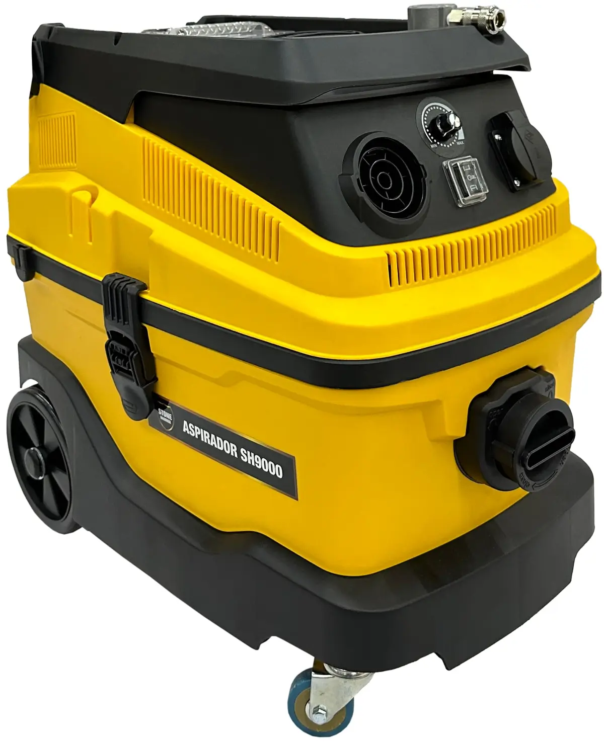 Aspirador e Soprador Stone Hammer SH9000 – 1600W, 30L, Tomada Pneumática, Ideal para Lixadeiras e Limpeza Profissional