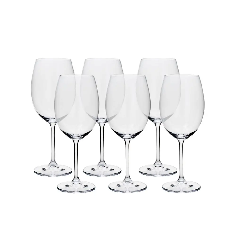 WOLFF - Conjunto 6 Taças para Água De Cristal Ecológico Gastro/Colibri 580ml