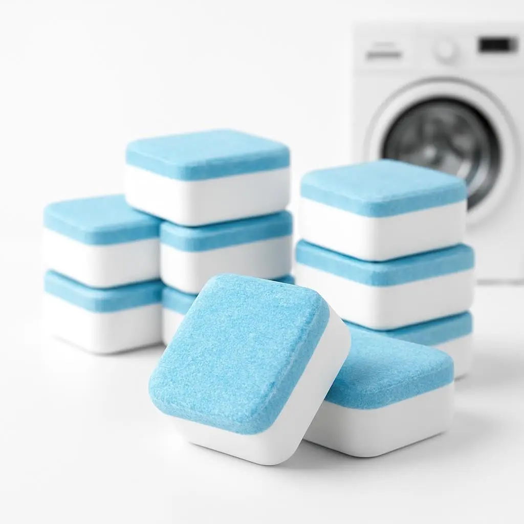 Pastilhas de Limpeza para Máquina de Lavar Roupa e Lava-Louças, Kit com 12 Unidades, Fórmula de Limpeza Profunda, 185 g - 1