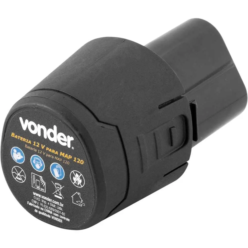 Vonder, Bateria 12,0 V, Íons de Lítio, para Máquina de Assentar Piso Map
