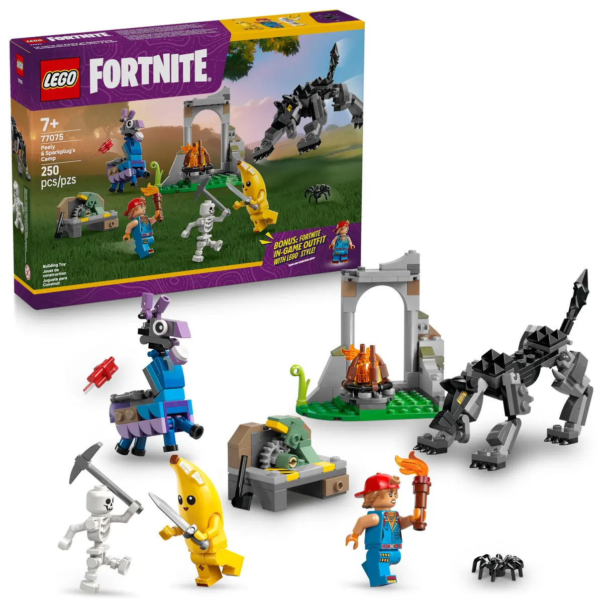 LEGO Fortnite Acampamento de Embananado e Faísca 77075 (250 Peças) - 1