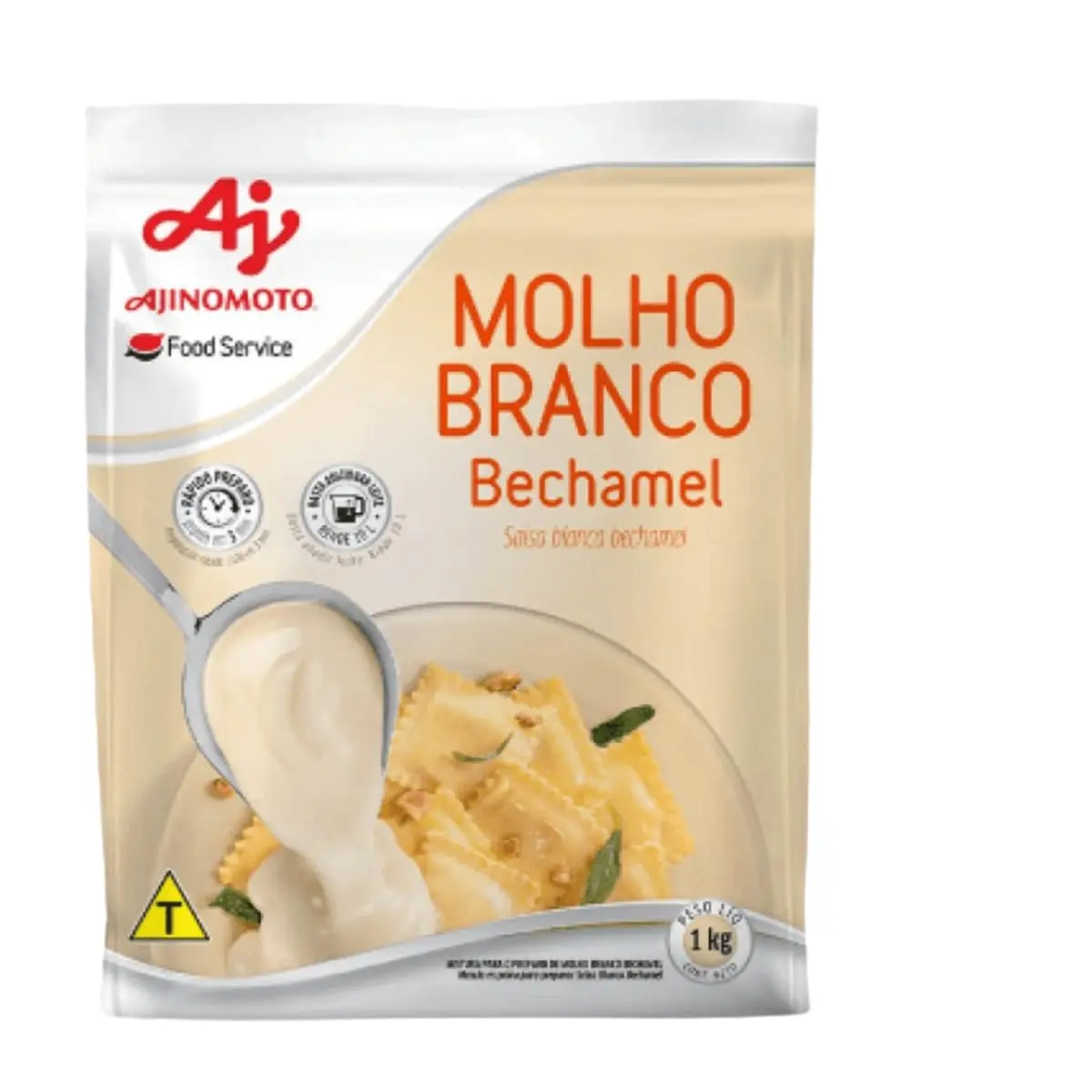 Molho Branco Bechamel Ajinomoto, 1kg