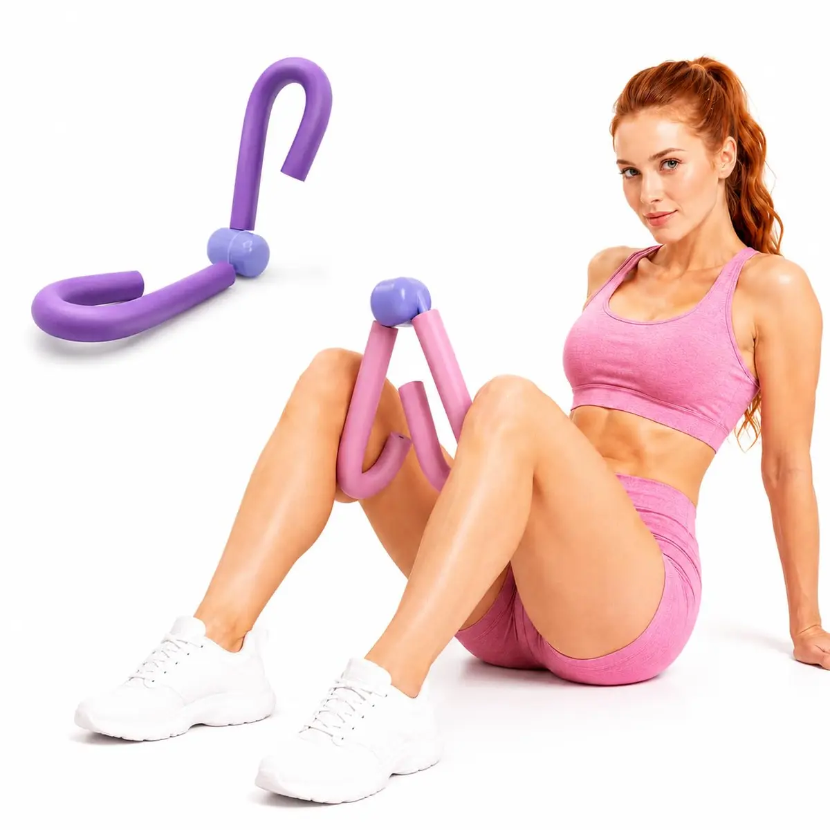 Exercitador Borboleta para Coxas, Pernas, Braços e Glúteos | Adutora, Fortalecimento Muscular, Exercício em Casa, Ombros e Braços, Multifuncional