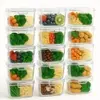 10 Potes de plástico 750ml para Marmitas e Alimentos - 1