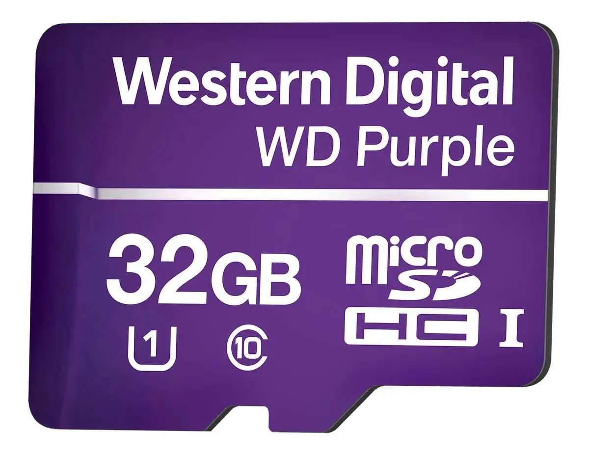Cartão Micro Sd 32gb 16tbw Western Digital Purple - 1