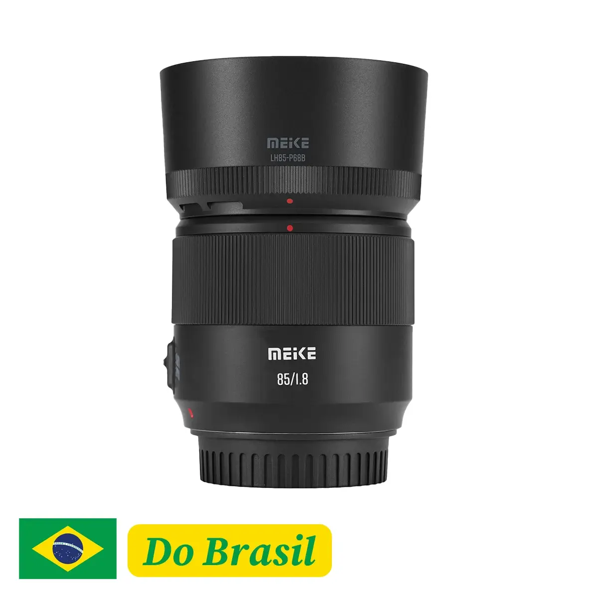 Lente Meike 85mm F1.8 SE Mark II Full Frame com Foco Automático STM para Câmeras Canon EF/Nikon F/Sony E, EOS 1300D, 5D Mark IV