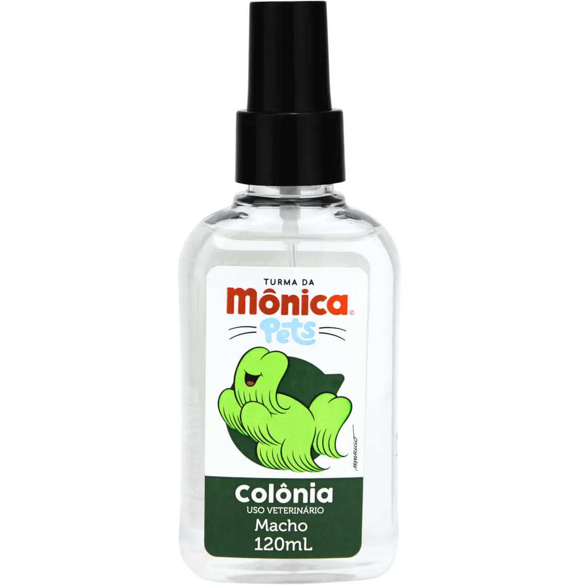 Colônia Para Pêlos de Cães, Macho, Turma da Mônica, 120 ml, Verde | Fórmula suave que hidrata, deixa a pelagem macia e brilhante e neutraliza odores indesejados entre os banhos - 1