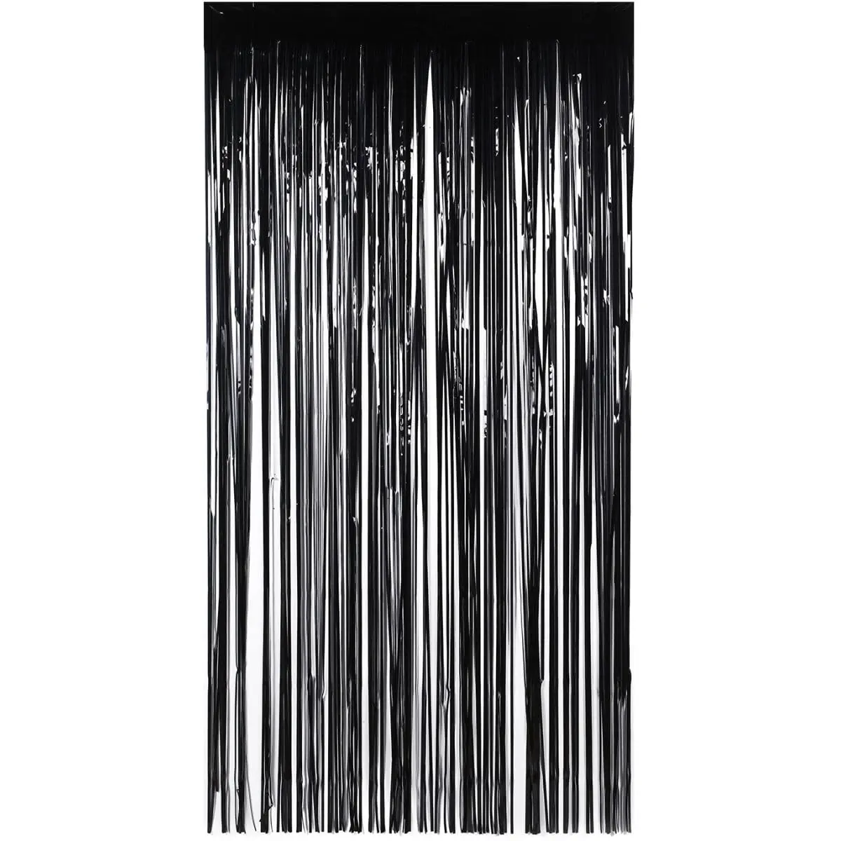 Cortina Metalizada Make Plus, Preto, 1x2 metros | Para Decoração