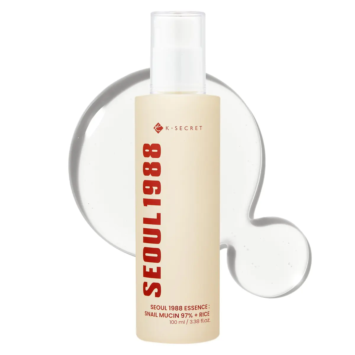 K-SECRET Seoul 1988 Essence: Snail Mucin 97% Rice 100ML
