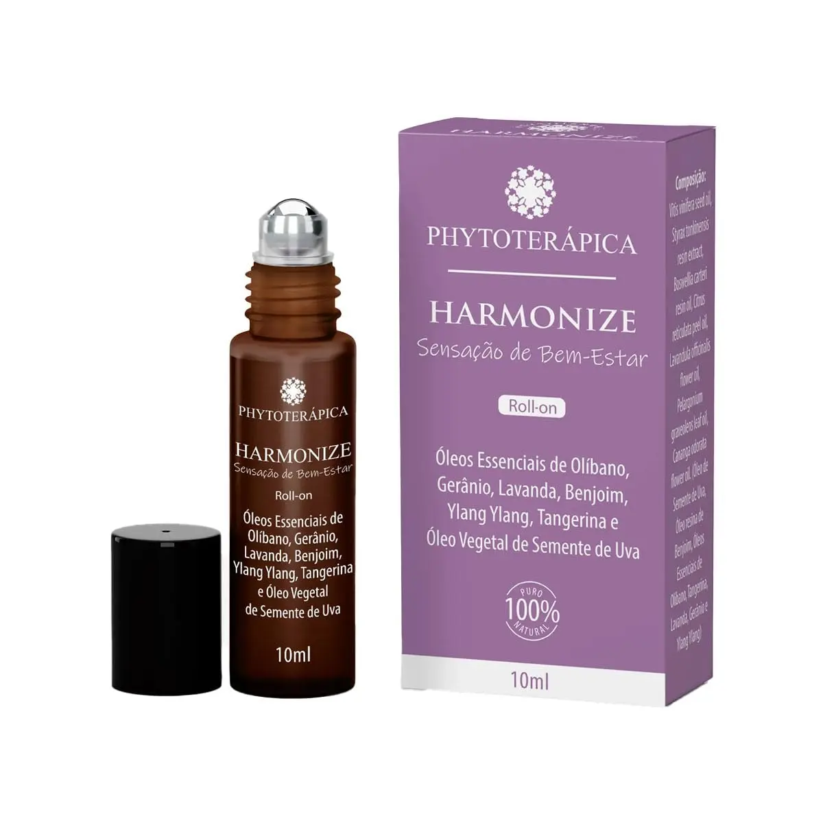 PHYTOTERAPICA - Composto Essencial Harmonize Roll-on - Aromaterapia 100% Puro e Natural -9ml