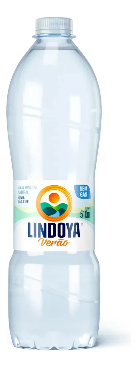 Água Mineral Lindoya Verão Tradicional 510ml S/ Gás Kit com 12 unidades