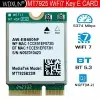 [MOEDAS+APP-IMPOSTO INCLUSO] Placa WiFi 7 Mediatek MT7925 M.2 BT5.3 Tri Band Key E - Para AMD - 1