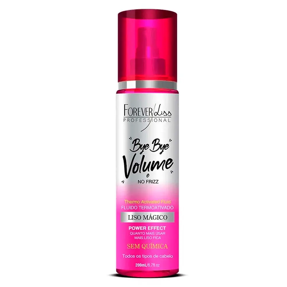Bye Bye Volume e No Frizz Liso Mágico 200ml Forever Liss - 1