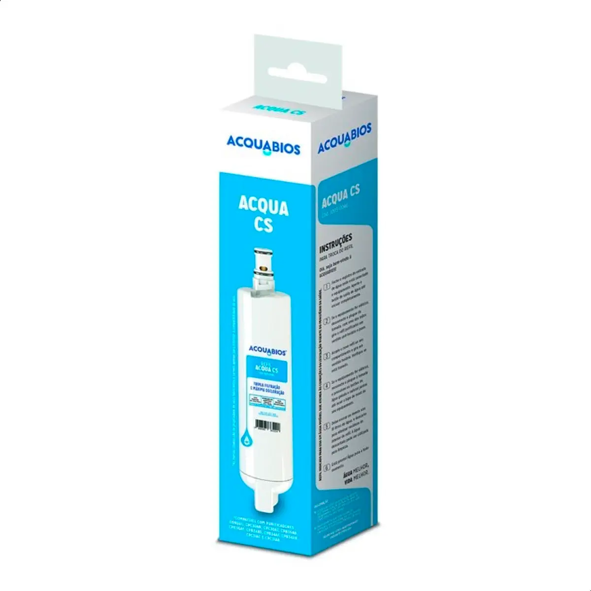 Refil Filtro Compativel Purificador Consul CPC30 31 34 35 36