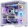 Gabinete Gamer SuperFrame Cristal, Mid Tower, Vidro Temperado, ATX, Com 4 Fans ARGB, Branco, SF-CS-CTMAW4F - 1